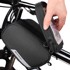 WOZINSKY Torba za bicikl s odvojivom maskom za telefon, 6.5", 1,5L, crna WBB7BK